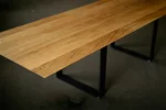 Ansteckplatte Tisch Massivholz Esstisch Eiche nach deinen Maßen gefertigt