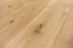 Eichenholzplatte in aufgedoppelter Ausführung mit Astanteil nach Maß gefertigt