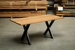 Moderner Tisch Eiche 3cm stark in weitgehender astfreier Qualität