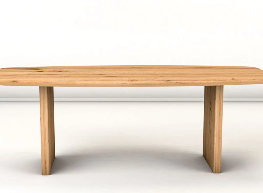 Buche Esstisch aus Kernholz in verschiedenen Oberflächen