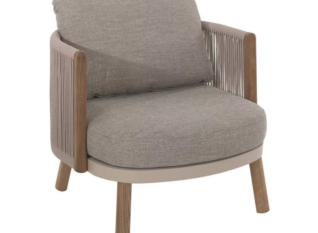 1-Sitzer Gartenlounge GTI8103 mit Rope-Bespannung