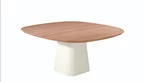 Gartentisch GF508 mit Beton- oder Teak-Tischplatte – modern & wetterfest