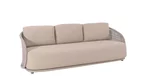 3-Sitzer Outdoor Sofa aus Aluminium mit Rope-Bespannung und Outdoor-Polstern