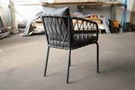Metall Gartenstuhl im modernen Stil aus Aluminium