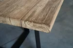 Detailansicht Gartenmöbel tisch aus Teak