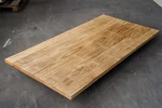 Outdoor Tischplatte nach Maß aus Accoya wetterfestem Holz gefertigt