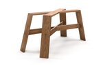 Tischgestell in Massfertigung aus massivem Holz verschiedene Oberflächen möglich