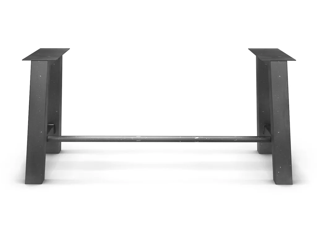 Tischuntergestell aus Metall nach Maß gefertigt mit einer Stahl Mittelstrebe