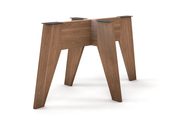 Modernes Holz Tischgestell ganz nach deinem Maß gefertigt