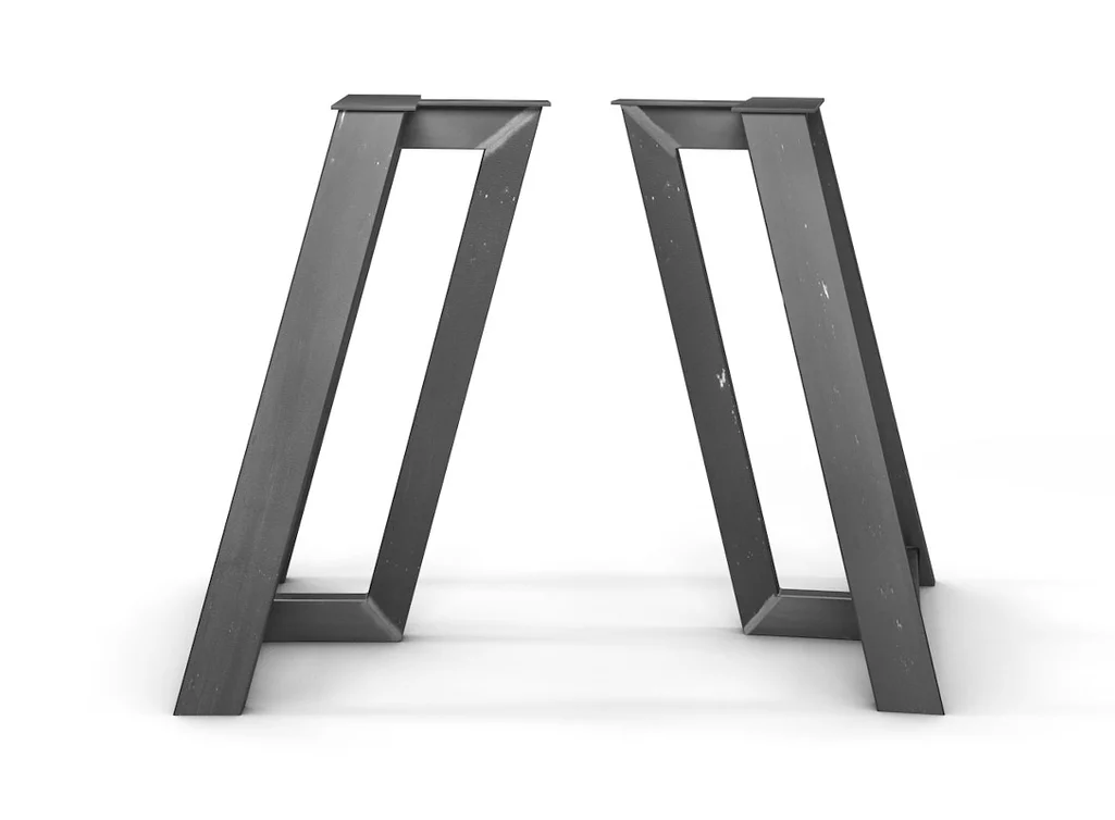 Modernes Stahl Untergestell nach Maß im 2er Set erhältlich