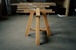 Massivholz Tischgestell im Landhausstil auf Maß gefertigt