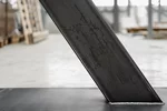 Detailansicht Metall Tischuntergestell aus Stahl