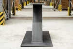 Stahl Tischgestell in einem modernen Design gefertigt