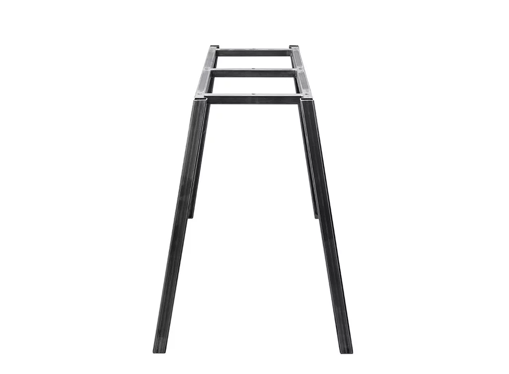 Stahl Tischgestell filigran Ansicht vorne