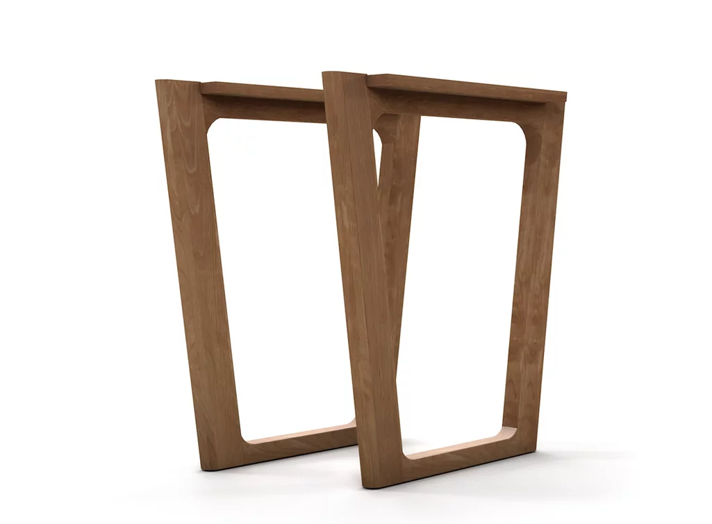 Tischkufen nach deinen Wünschen gefertigt aus Buche Massivholz