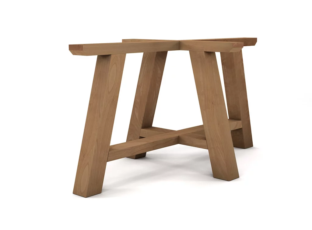 Tischuntergestell massiv nach Maß aus Buche gefertigt Tischuntergestell massiv nach Maß aus Buche gefertigt