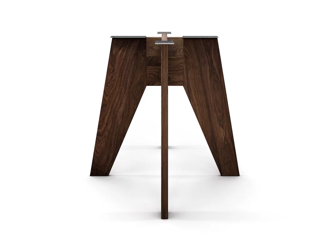 Holzgestell aus Nussbaum nach deinem Maß aus Massivholz