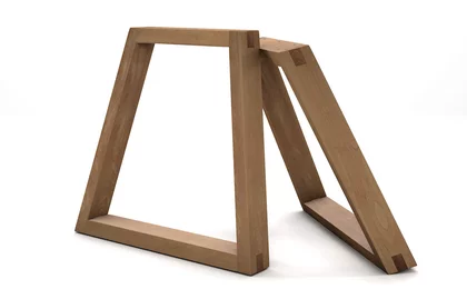 Esstisch Kufen Buche massiv im 2er Set nach deinem Maß in schrägstellung gefertigt Esstisch Kufen Buche massiv im 2er Set nach deinem Maß in schrägstellung gefertigt