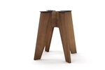 Buche Massivholz Tischgestell nach Maß als Mittelfuß gefertigt