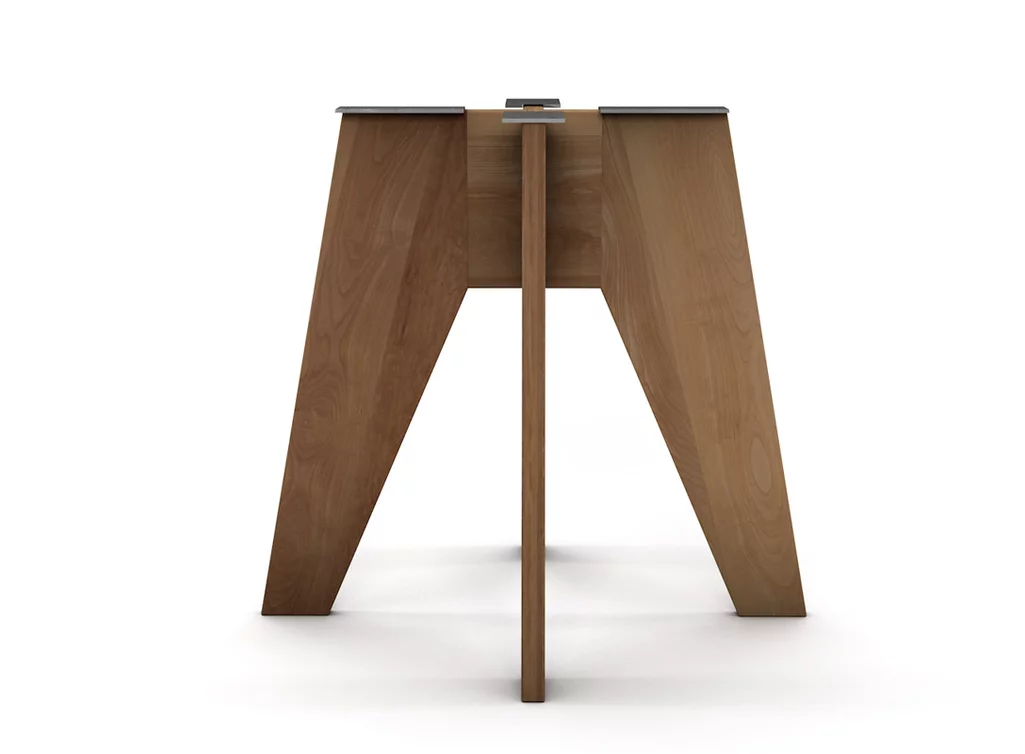 Modernes Tischuntergestell nach Maß aus Buchenholz vollmassiv  Modernes Tischuntergestell nach Maß aus Buchenholz vollmassiv