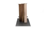 Tischuntergestell nach Maß aus Holz und Stahl in vollmassiver Ausführung gefertigt