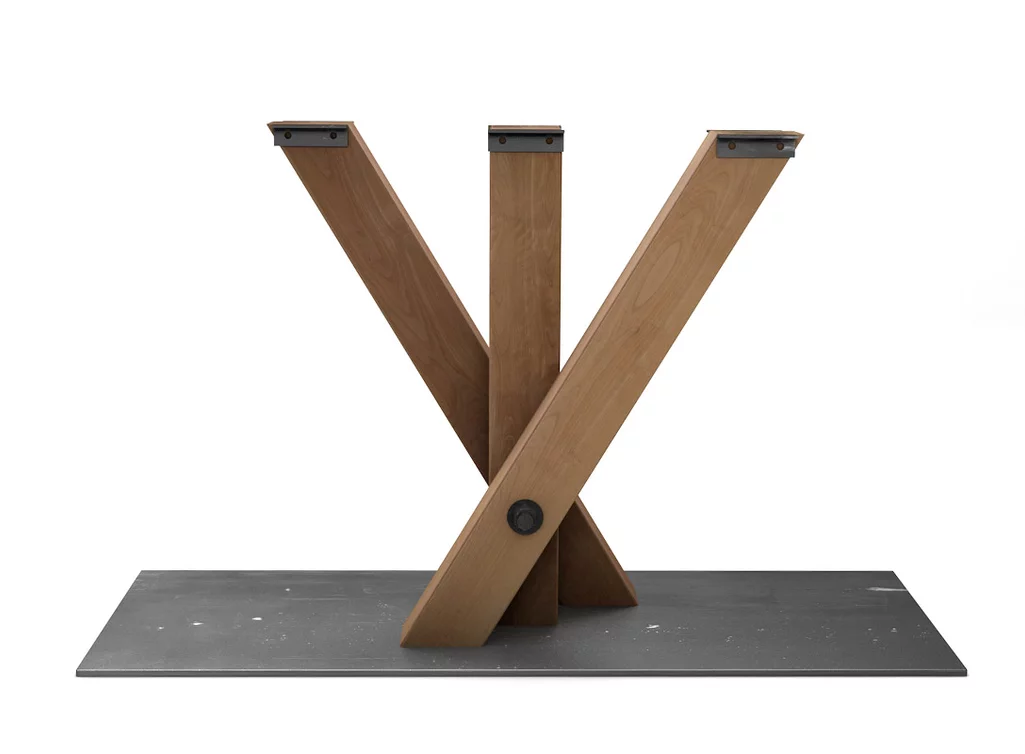 Mittelfuß Tischuntergestell Buche nach Maß