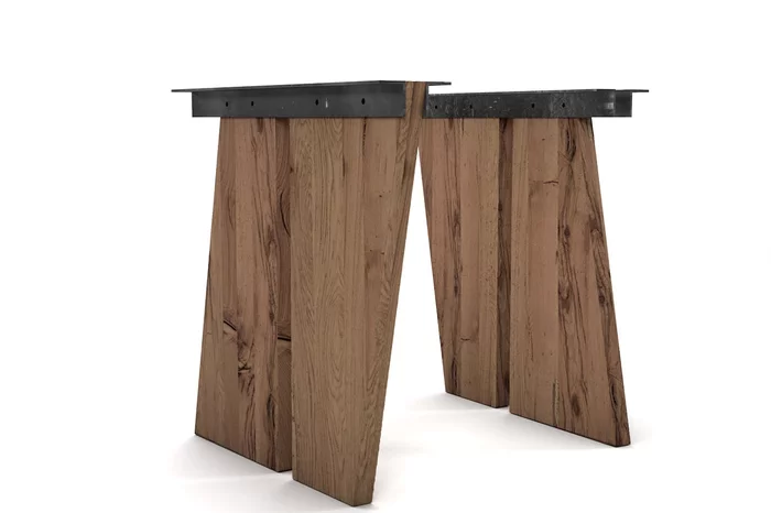 Holzwangen alte Eiche massiv