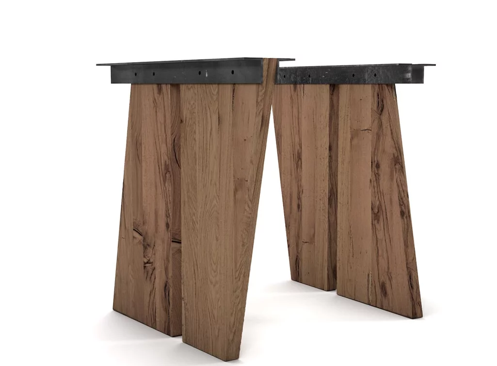 Holzwangen alte Eiche massiv Holzwangen alte Eiche massiv
