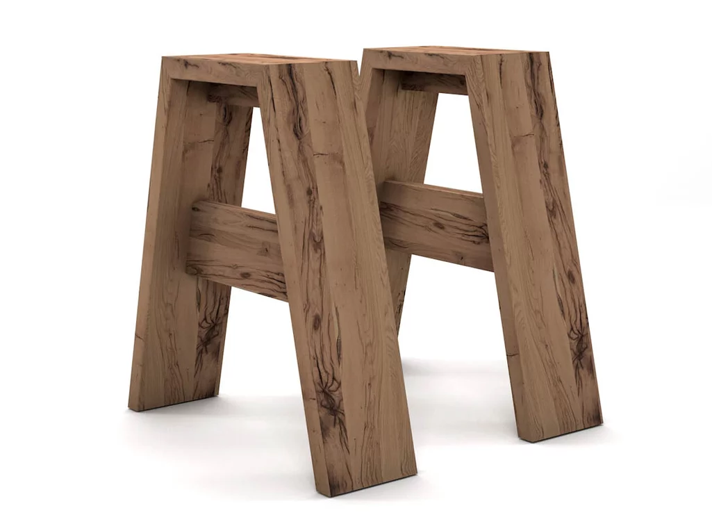 Holzbeine selbstverständlich nach Maß gefertigt für dich