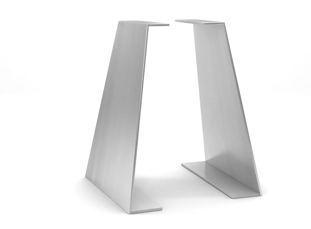 Tischwangen aus hochwertigem Edelstahl Tischwangen aus hochwertigem Edelstahl