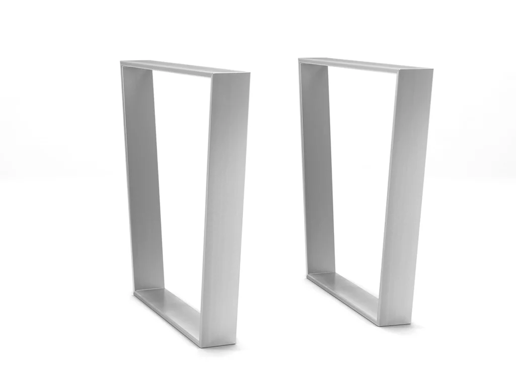 Fix montiert sind diese Metall Tischbeine Fix montiert sind diese Metall Tischbeine