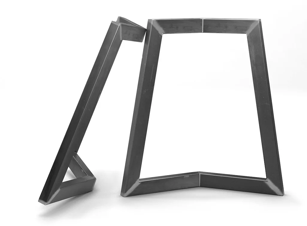 Metall Tischkufen individuell nach deinem Maß und deiner Stahlart gefertigt. Metall Tischkufen individuell nach deinem Maß und deiner Stahlart gefertigt.