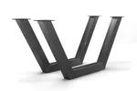 Tischuntergestell Stahl nach deinem Maß gefertigt erhältlich in verschiedenen Oberflächen.