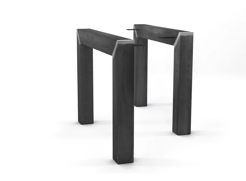 Metall Tischuntergestell in Maßfertigung