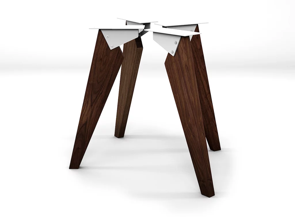 Massivholz Tischbeine Nussbaum im 4er Set nach deinem Maß gefertigt. Massivholz Tischbeine Nussbaum im 4er Set nach deinem Maß gefertigt.