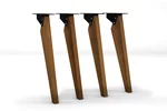 Massivholz Tischbeine Buche Tischbeine in 4cm Stärke auf Maß gefertigt.