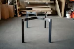 Tischgestell modern in unterschiedlichen Oberflächen erhältlich