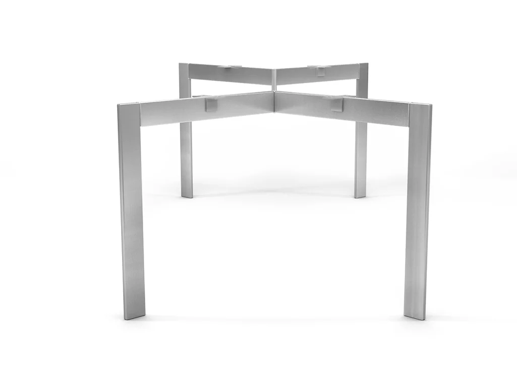 Edelstahlgestell auf Maß für dünnere Tischplatten geeignet Modell ICL902. Edelstahlgestell auf Maß für dünnere Tischplatten geeignet Modell ICL902.