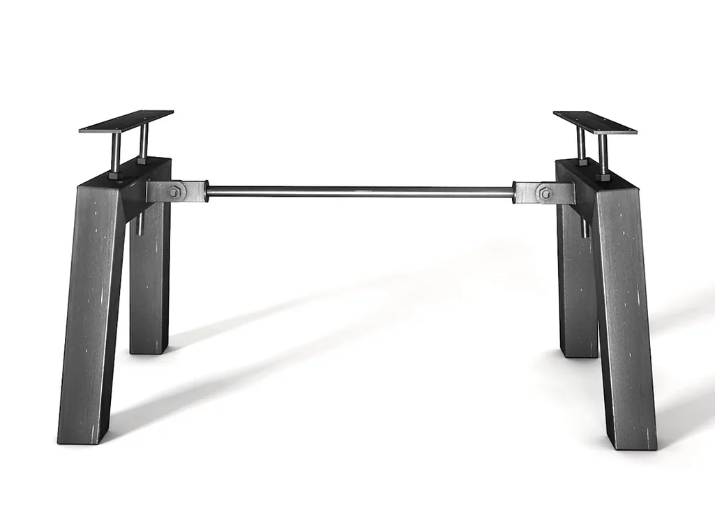 Konfiguriere ganz einfach dein Stahlgestell in verschiedenen Oberflächen.