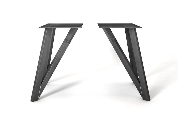 Metall Tischgestell aus Stahl in verschiedenen Oberflächen auswählbar.