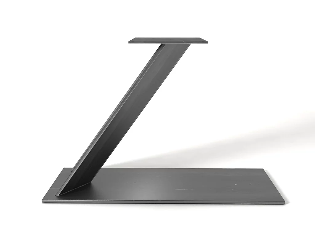 Massives Tischgestell Metall nach deinen Maßen in massiver Ausführung.