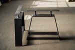 Tischuntergestell aus Stahl in verschiedenen Oberflächen erhältlich