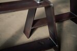 Tischuntergestell mit Rahmen aus massivem Stahl im 2er Set