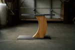 Maßgeschneiderte Mittelfuß Tischgestell aus Eichenholz