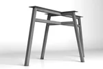 Selbsttragendes  Tischgestell aus Stahl nach deinen Maßen gefertigt.
