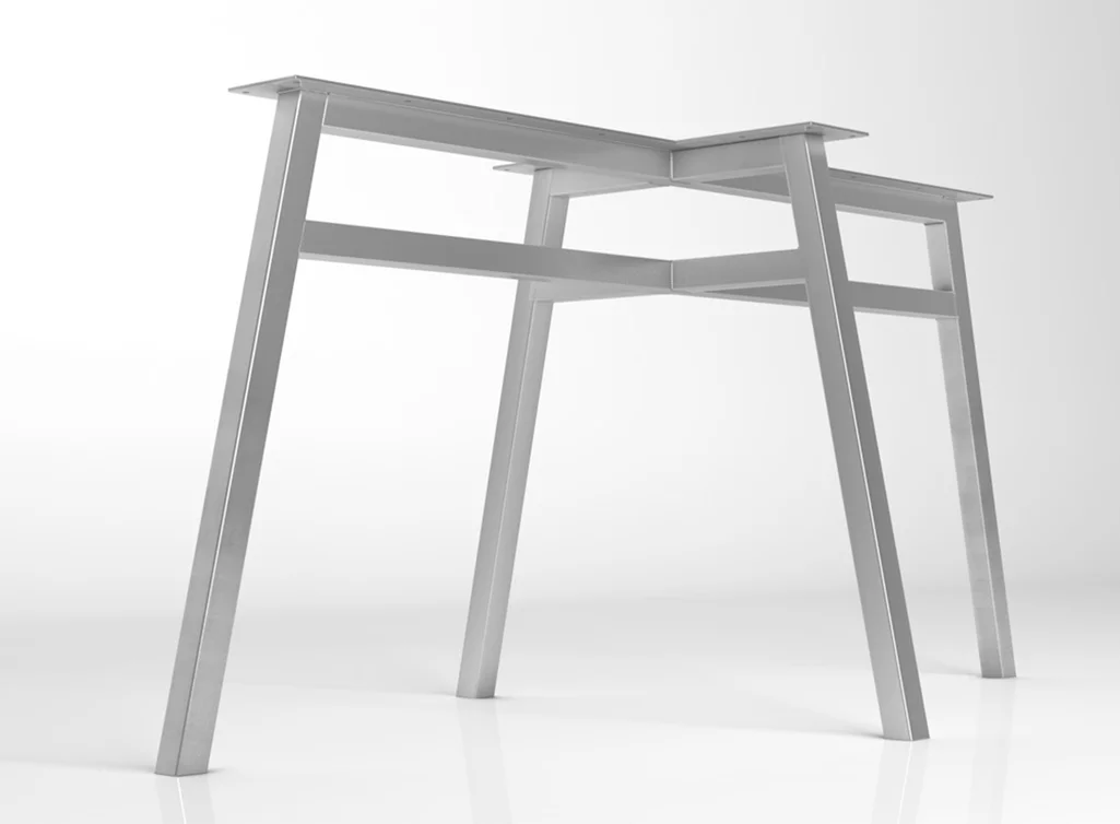 Tischgestell Edelstahl ganz einfach selbst konfigurieren