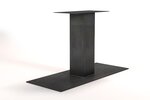 Mittelfuß Tischgestell aus Stahl nach Maß im Industriedesign