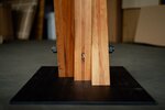 Kernbuche Tischgestell Holz in massiver Ausführung