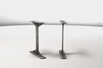 Stahl Tischbeine aus Massiv- und Blechstahl nach deinem Maß