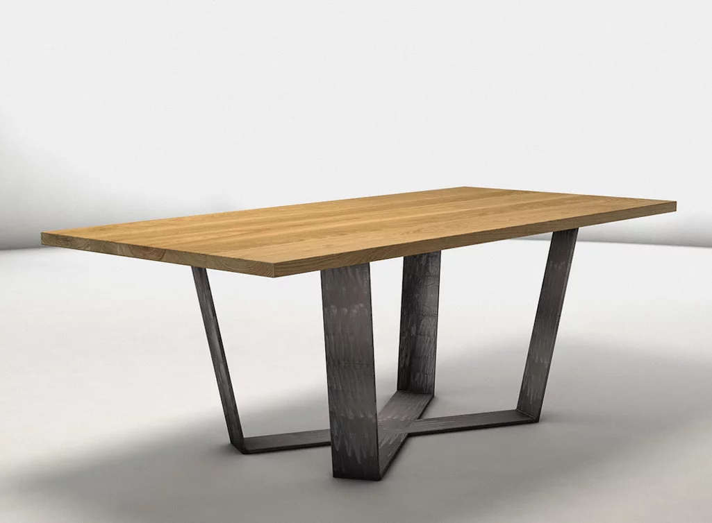 Beispielbild - Selbsttragendes Mittelfuß-Stahlgestell mit Kufen in X Form Beispielbild - Selbsttragendes Mittelfuß-Stahlgestell mit Kufen in X Form